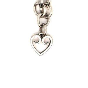 James Avery Open Scroll Heart Mini Charm